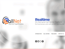 Tablet Screenshot of callnet.com