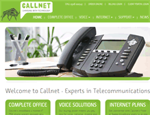 Tablet Screenshot of callnet.co.nz