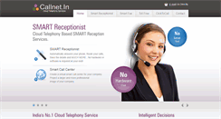 Desktop Screenshot of callnet.in